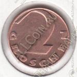 35-69 Австрия 2 гроша 1937г. КМ # 2837 бронза 3,3гр. 19мм