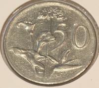 #H3-46 Южная Африка 50 центов 1984г. Медь Никель. UNC.