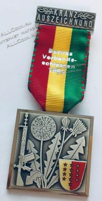 #472 Швейцария спорт Медаль Знаки. 1982 год.