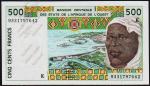 Сенегал 500 франков 1993г. P.710Kс - UNC