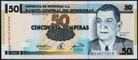 Банкнота Гондурас 50 лемпира 2001 года. P.88а - UNC
