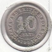 15-158 Малайя и Борнео 10 центов 1957г. КМ # 2 KN UNC медно-никелевая 2,83гр. 19,мм - 15-158 Малайя и Борнео 10 центов 1957г. КМ # 2 KN UNC медно-никелевая 2,83гр. 19,мм