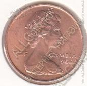 24-140 Гамбия 1 пенни 1966г. КМ # 1 бронза 25,5мм - 24-140 Гамбия 1 пенни 1966г. КМ # 1 бронза 25,5мм