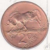 26-7 Южная Африка 2 цента 1969г. КМ # 66.2 бронза 4,0гр. 22,45мм