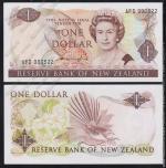 Новая Зеландия 1 доллар 1981-85г. P.169a - UNC