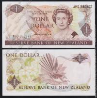 Новая Зеландия 1 доллар 1981-85г. P.169a - UNC