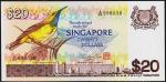 Сингапур 20 долларов 1979г. P.12 UNC