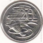 35-143 Австралия 20 центов 1999г. КМ # 82 медно-никелевая 11,3гр. 28,65мм