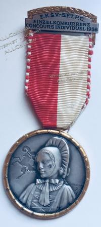 #062 Швейцария спорт Медаль Знаки