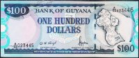Банкнота Гайана 100 долларов 1999 года. P.31в - UNC