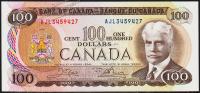 Канада 100 долларов 1975г. Р.91в - UNC 
