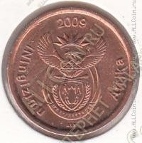 30-32 Южная Африка 5 центов 2009г. КМ # 464 сталь с медным покрытием 4,5гр. 21м