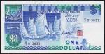 Сингапур 1 доллар 1987г. P.18a - UNC