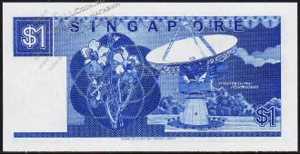 Сингапур 1 доллар 1987г. P.18a - UNC - Сингапур 1 доллар 1987г. P.18a - UNC