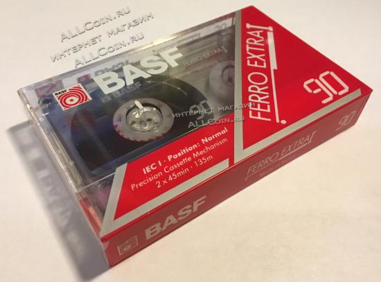 Аудио Кассета BASF Ferro Extra I 90 1991г. / Южная Корея / Новая. Запечатанная. Из Блока.