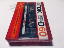 Аудио Кассета TDK D 60 1985 год.  / США / - Аудио Кассета TDK D 60 1985 год.  / США /