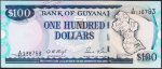 Банкнота Гайана 100 долларов 1999 года. P.31с - UNC