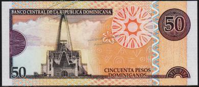 Доминикана 50 доминиканских песо 2011г. P.183в - UNC - Доминикана 50 доминиканских песо 2011г. P.183в - UNC