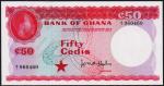 Гана 50 седи 1965г. P.8 UNC