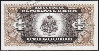 Гаити 1 гурд 1987г. P.245a - UNC - Гаити 1 гурд 1987г. P.245a - UNC