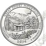 США 25 центов 2014 S (арт388) 21-й Парк 