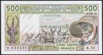 Мали 500 франков 1988г. P.405D.a - UNC