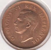 15-30 Южная Африка 1/4 пенни 1946г. бронза - 15-30 Южная Африка 1/4 пенни 1946г. бронза