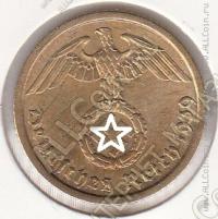 21-21 Германия 10 рейхспфеннигов 1939г. КМ # 92 А алюминий-бронза 4,0гр. 21мм