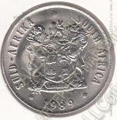 26-8 Южная Африка 20 центов 1989г. КМ # 86 никель 6,0гр. 24,2мм - 26-8 Южная Африка 20 центов 1989г. КМ # 86 никель 6,0гр. 24,2мм